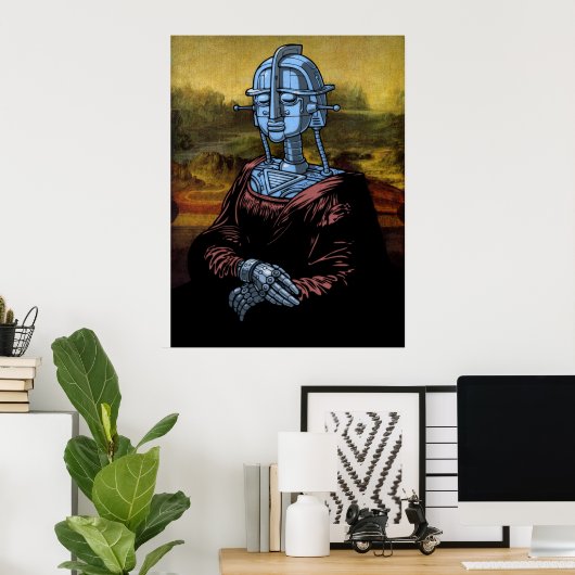 Mecha Lisa Poster (Thuiskantoor)