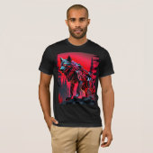 Mecha Wolf T-shirt (Voorkant volledig)
