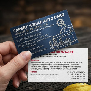 Mechani Service Auto Reparatie & Auto AC Specialis Visitekaartje