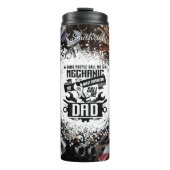 Mechanic Dad Amerikaanse vlag tool Thermosbeker (Voorkant)