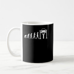 Mechanic Evolution Mechanic Gift Car Mechanics Te Koffiemok