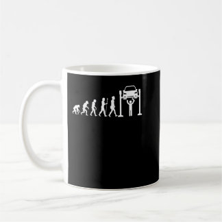 Mechanic Evolution Mechanic Gift Car Mechanics Te Koffiemok