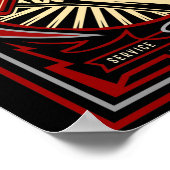  Mechanic Garage Mancave Poster (Hoek)