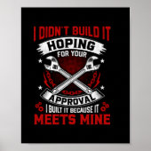 Mechanic I Did Not Build It Poster (Voorkant)