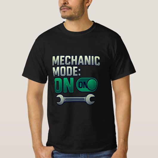 Mechanic Mode Switch ON T-shirt (Voorkant)