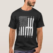 Mechanic US Flag Tuner Car Repairing Tools Mechani T-shirt (Voorkant)