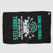 Mechanic We Solve Our Problems Golfhanddoek (Horizontaal)