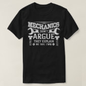Mechanic Work Repairman Costume Mechanical Worker T-shirt (Design voorkant)
