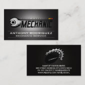 Mechanic Wrench | Car Repair Fix Visitekaartje (Voorkant / Achterkant)
