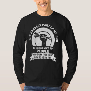 Mechanica voor automatische autotechnicus t-shirt