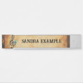 Mechanical clef deurbordje (Voorkant)