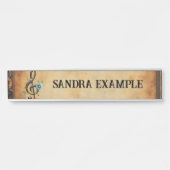 Mechanical clef deurbordje (Voorkant)