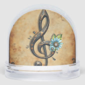 Mechanical clef sneeuwbol (Achterkant)