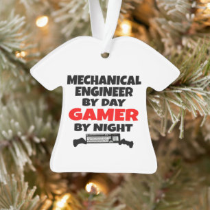 Mechanical Engineer beroemd gemaakt door Day Gamer Ornament