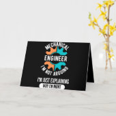 Mechanical Engineer, Mechanical Engineering Kaart (Gele Bloem)