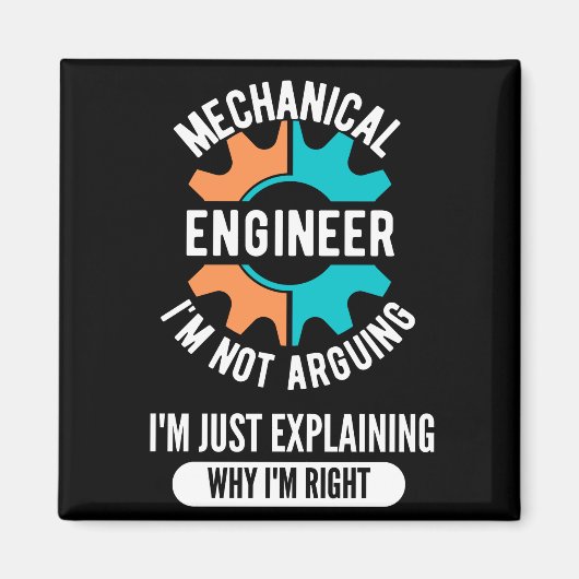 Mechanical Engineer, Mechanical Engineering Magneet (Voorkant)