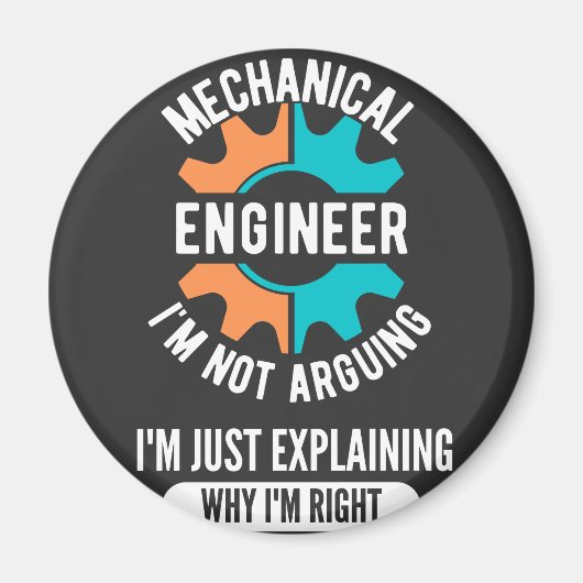 Mechanical Engineer, Mechanical Engineering Magneet (Voorkant)