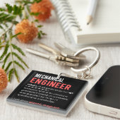 Mechanical ENGINEER Sleutelhanger (Voorkant Rechts)