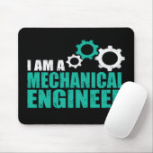 Mechanical Engineering Funny Engineer Muismat (Met muis)