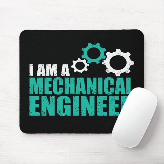 Mechanical Engineering Funny Engineer Muismat (Met muis)