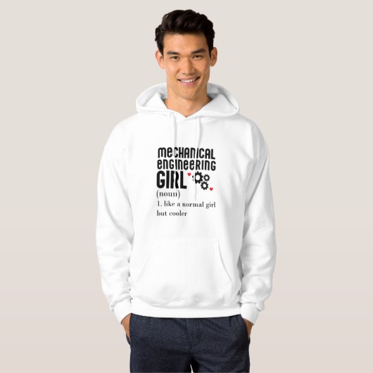 Mechanical Engineering Hoodie (Voorkant volledig)