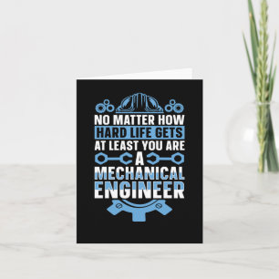 Mechanical Engineering No Hoe Hard Engineer Sticke Kaart