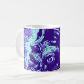 Mechanical Muse | Mug Cyberpunk Violet (Devant gauche)