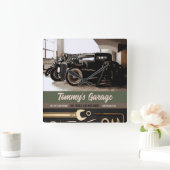 Mechanisch aangepaste motorfiets vierkante klok (Huis)