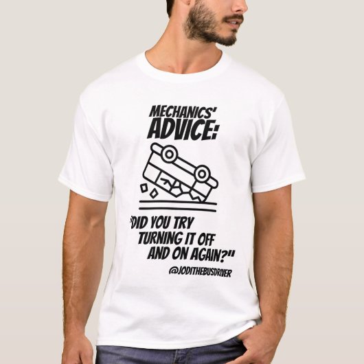 Mechanisch advies t-shirt (Voorkant)