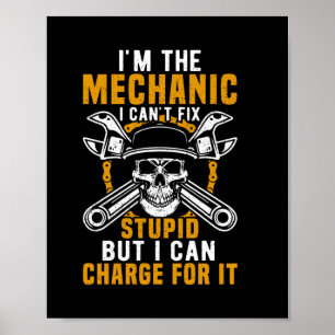 Mechanisch ben ik het middel dat ik niet kan beves poster