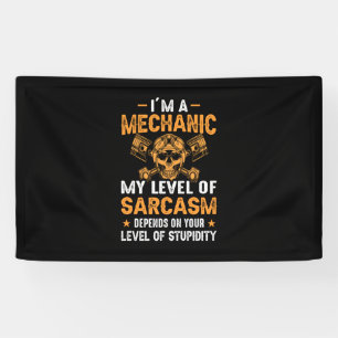 Mechanisch ben ik in Niveau Mechanic Spandoek