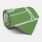 MECHANISCH  BLUEPRINT WHITE CUSTOM STROPDAS (Opgerold)