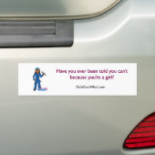 Mechanisch - Donker Bumpersticker (Op auto)