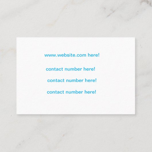 Mechanisch gereedschap voor Visitekaartje (Achterkant)