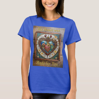 Mechanisch Hart Anatomische Steampunk Serie T-shirt