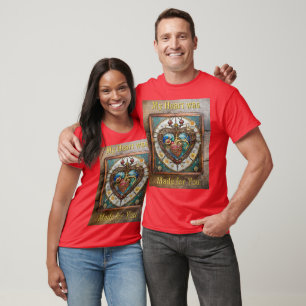 Mechanisch Hart Anatomische Steampunk Serie T-shirt