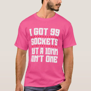 Mechanisch heb ik 99 sockets maar 10 mm niet. t-shirt