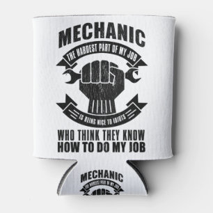 Mechanisch het moeilijkste deel van mijn werk is N Blikjeskoeler