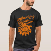 Mechanisch ingenieur Funny Engineering Tools T-shirt (Voorkant)