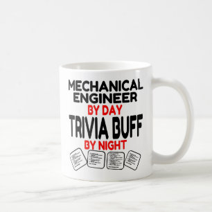 Mechanisch ingenieur houdt van spelen trivia koffiemok