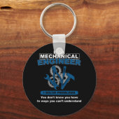 Mechanisch ingenieur Oplossen van problemen Engine Sleutelhanger (Voorkant)