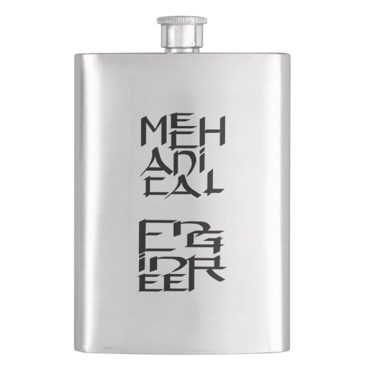 Mechanisch ingenieurskarakter flacon (Voorkant)