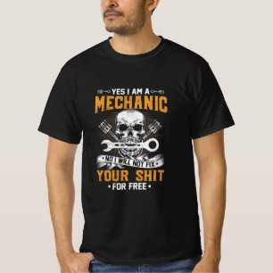 Mechanisch ja, ik ben een mechanisch t-shirt