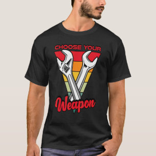 Mechanisch kies je wapen 1 t-shirt