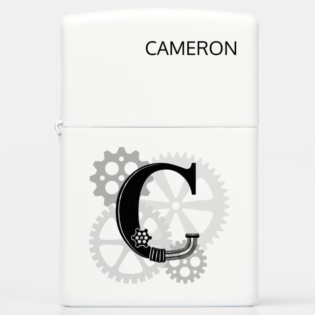  mechanisch monogram. INITIAAL C (Voorkant)
