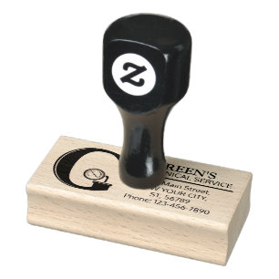  mechanisch monogram. Initiaal "G" Rubberstempel