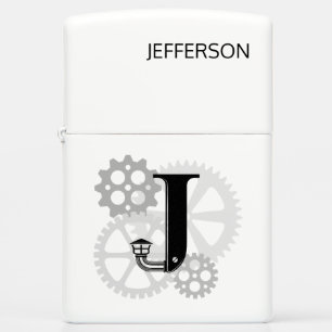 mechanisch monogram. Initiaal "J"