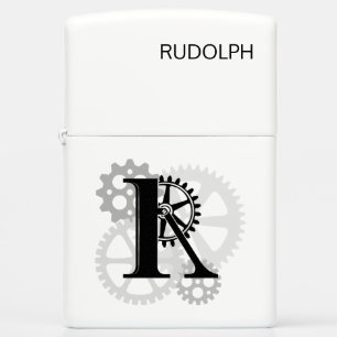 mechanisch monogram. INITIAAL R