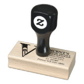  mechanisch monogram. Initiaal "V" Rubberstempel (Stempel)