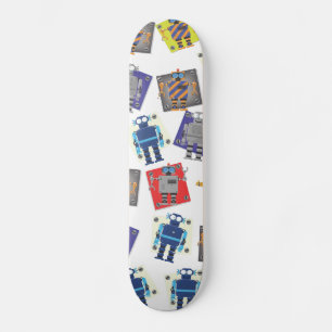 Mechanisch robotpatroon skateboard